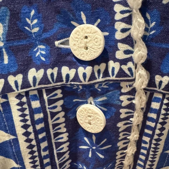 Blue and White Farm Rio Floral Maxi Dress - NWT - Picture 5 of 6